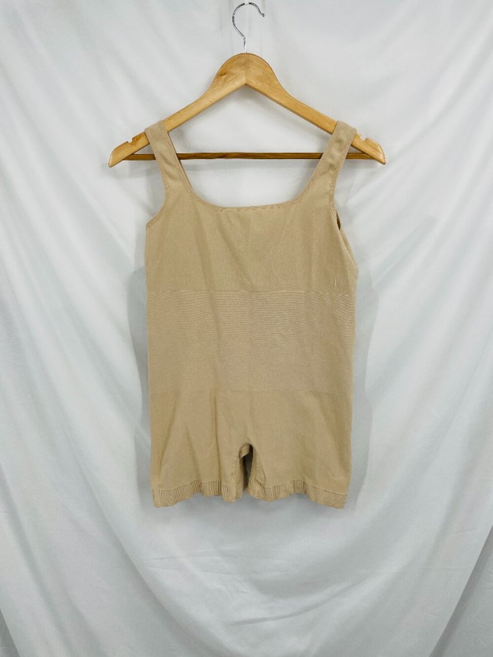 Shein Plus Beige Sleeveless One Piece Shapewear